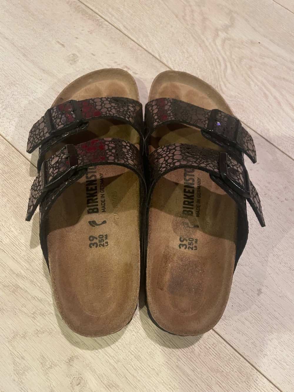 EUC - Iridescent Birkenstock Sandals - Picture 2 of 4